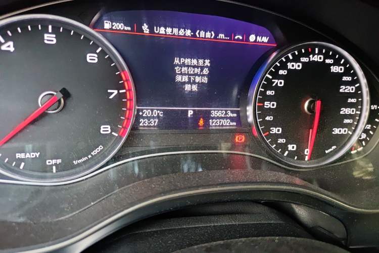 Used Audi A6L 2018 30th Anniversary Edition TFSI Trendy Model Odometer Close Up