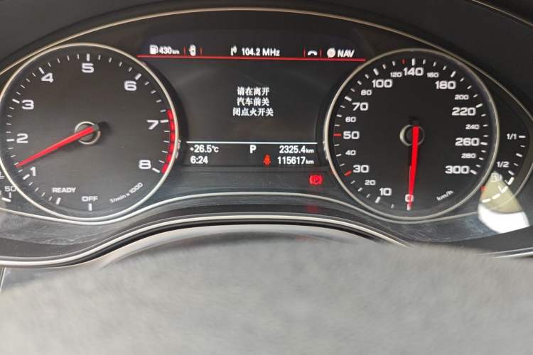 Used Audi A6L 2018 35 TFSI Collector's Edition Odometer Close Up