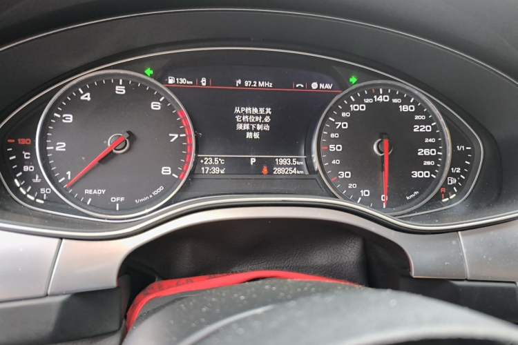 Used Audi A6L 2018 30th Anniversary Edition 45 TFSI quattro Sport model Odometer Close Up