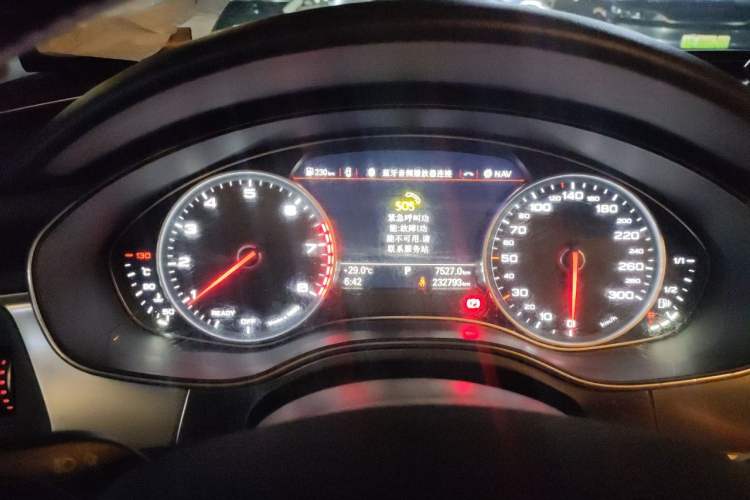 Used Audi A6L 2018 30th Anniversary Edition TFSI Trendy Model Odometer Close Up