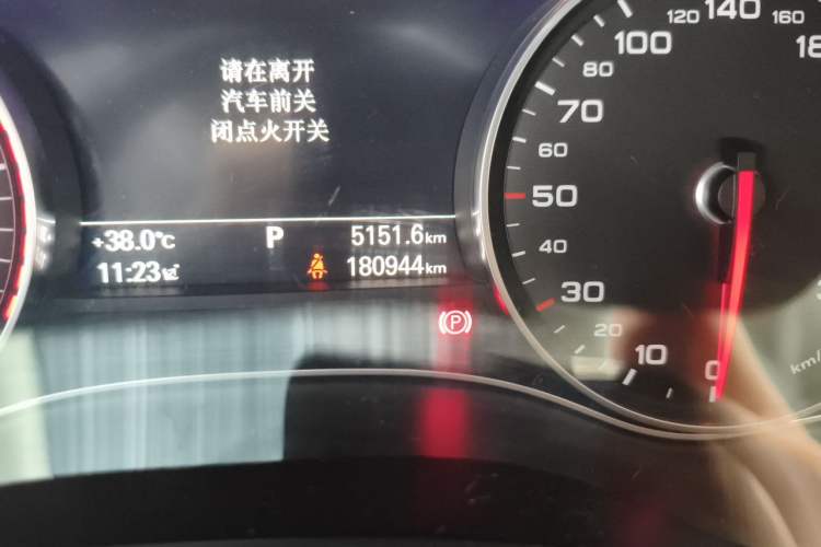 Used Audi A6L 2018 30th Anniversary Edition 30 FSI Style Model Odometer Close Up
