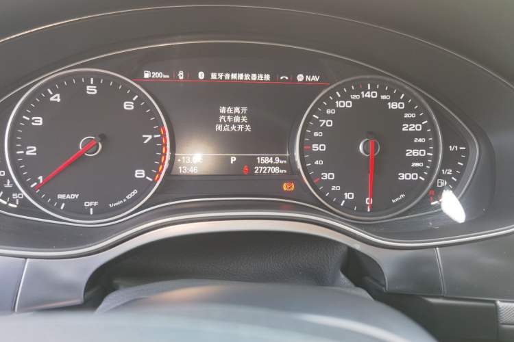 Used Audi A6L 2018 30th Anniversary Edition 35 TFSI Fashion Model Odometer Close Up