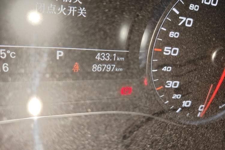 Used Audi A6L 2018 35 TFSI Collector's Edition Odometer Close Up