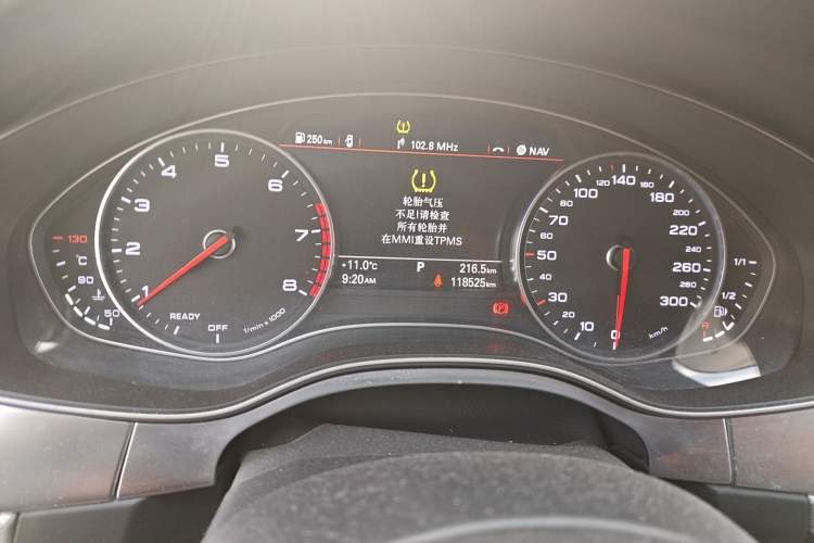 Used Audi A6L 2018 30th Anniversary Edition TFSI Trendy Model Odometer Close Up