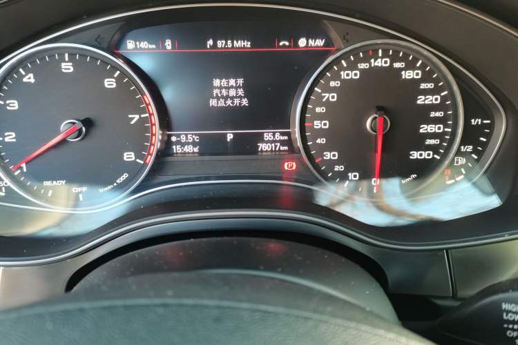 Used Audi A6L 2018 30th Anniversary Edition TFSI Trendy Model Odometer Close Up