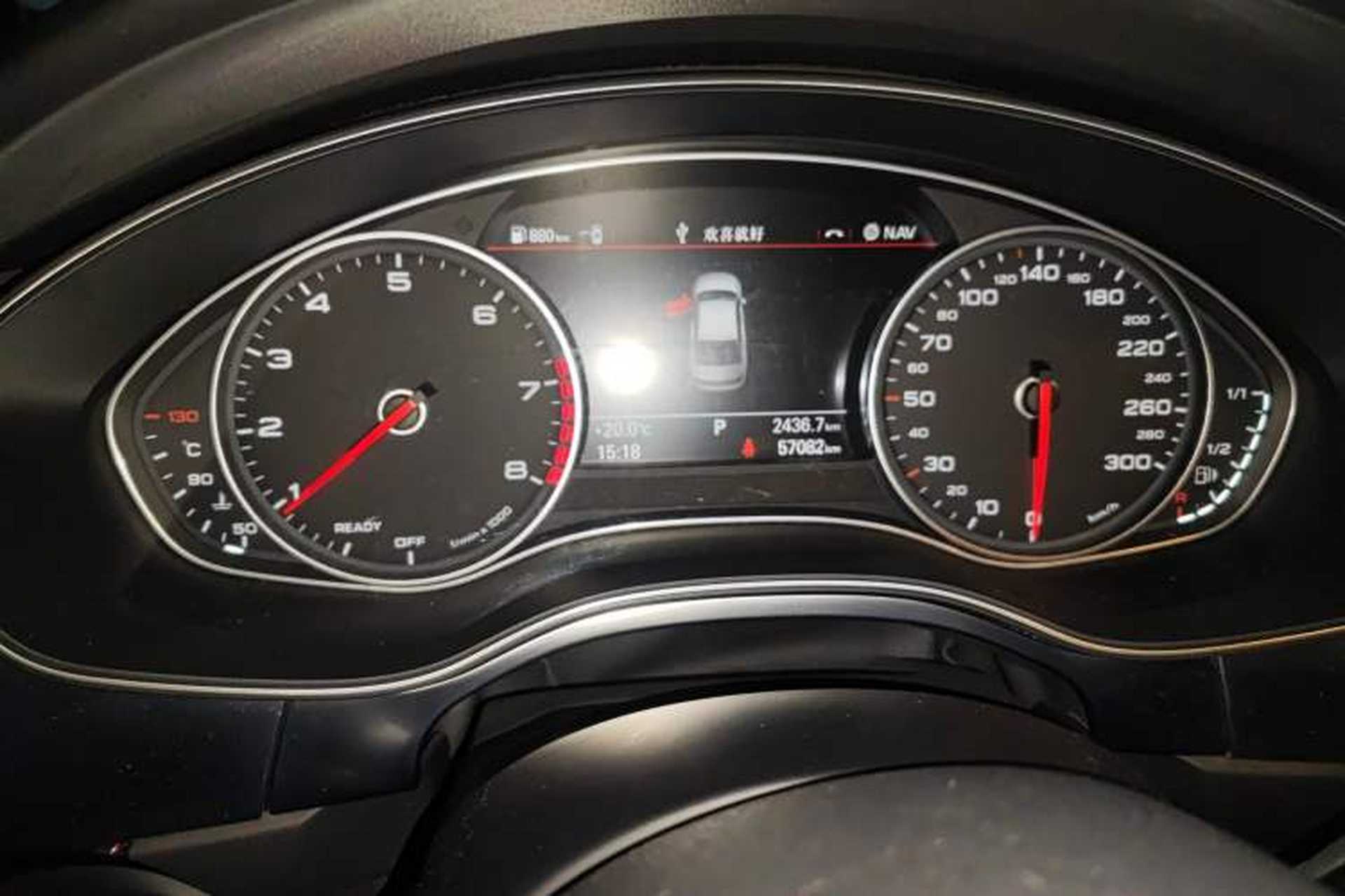 Used Audi A6L 2018 30th Anniversary Edition 35 TFSI Sport Edition Odometer Close Up