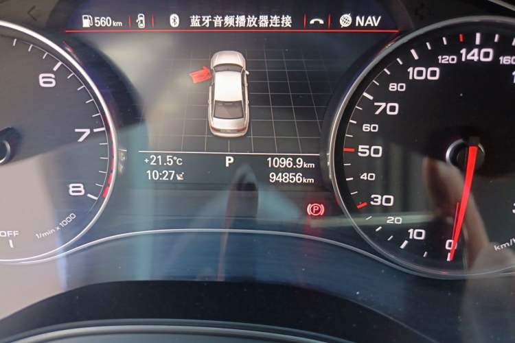 Used Audi A6L 2018 35 TFSI Collector's Edition Odometer Close Up