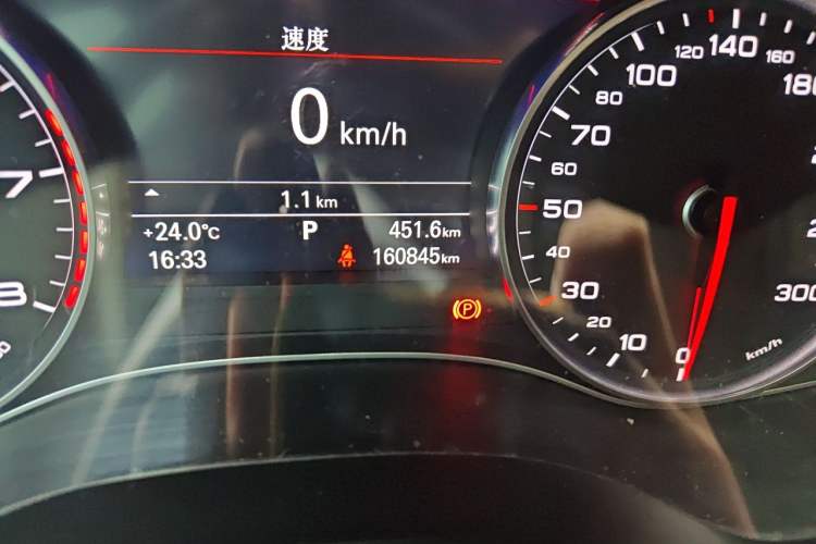 Used Audi A6L 2018 30th Anniversary Edition TFSI Trendy Model Odometer Close Up