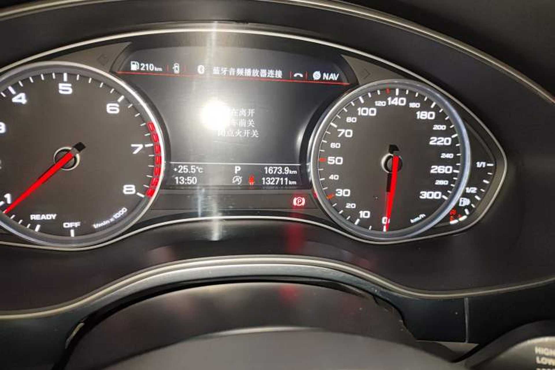 Used Audi A6L 2018 30th Anniversary Edition TFSI Trendy Model Odometer Close Up