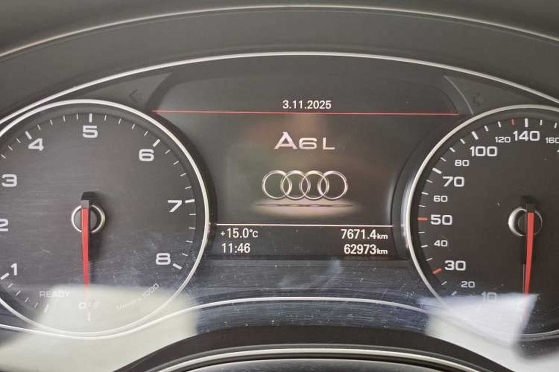 Used Audi A6L 2018 30th Anniversary Edition 35 TFSI Sport Edition Odometer Close Up