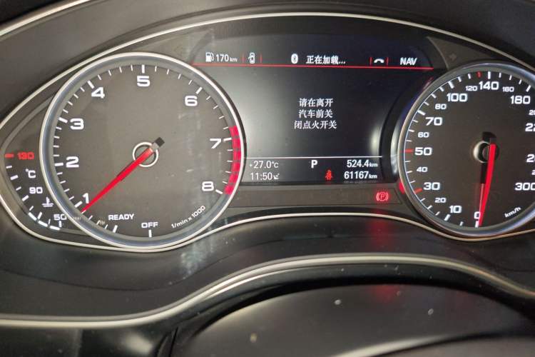Used Audi A6L 2018 30th Anniversary Edition 35 TFSI Fashion Model Odometer Close Up