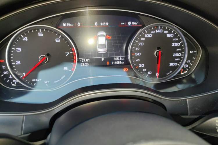 Used Audi A6L 2018 30th Anniversary Edition 35 TFSI Sport Edition Odometer Close Up