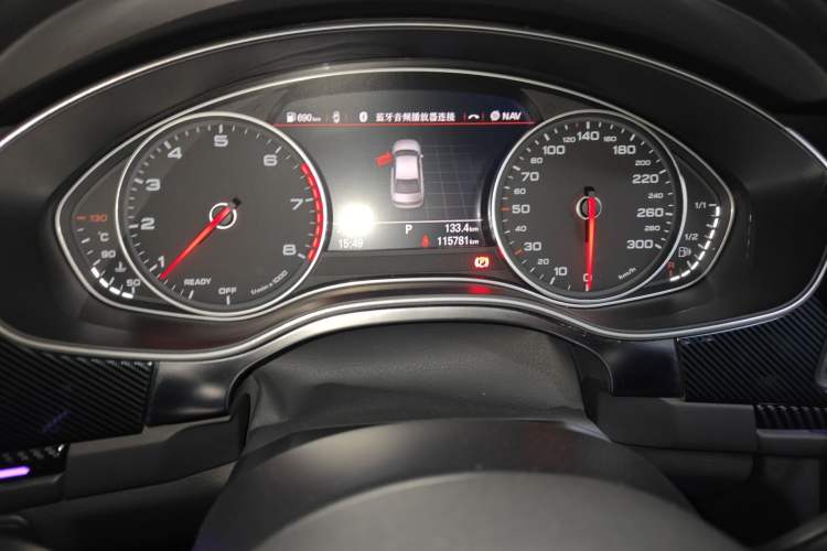 Used Audi A6L 2018 30th Anniversary Edition 45 TFSI quattro Sport model Odometer Close Up
