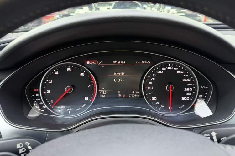 Used Audi A6L 2018 30th Anniversary Edition 30 FSI Style Model Odometer Close Up
