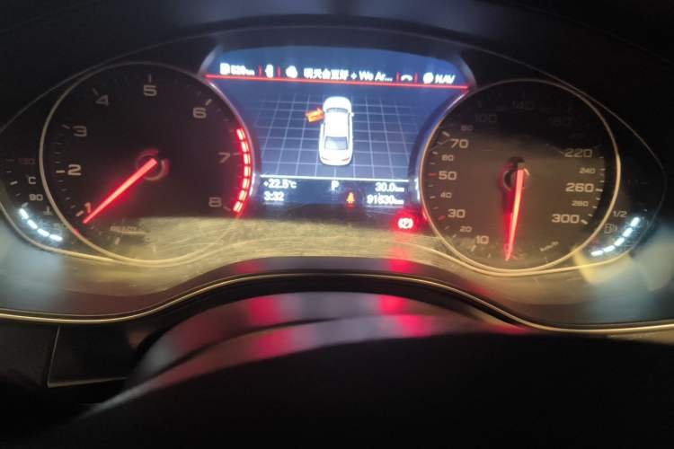 Used Audi A6L 2018 30th Anniversary Edition TFSI Trendy Model Odometer Close Up