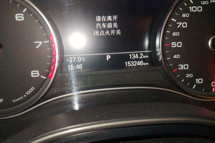 Used Audi A6L 2018 30th Anniversary Edition 35 TFSI Sport Edition Odometer Close Up
