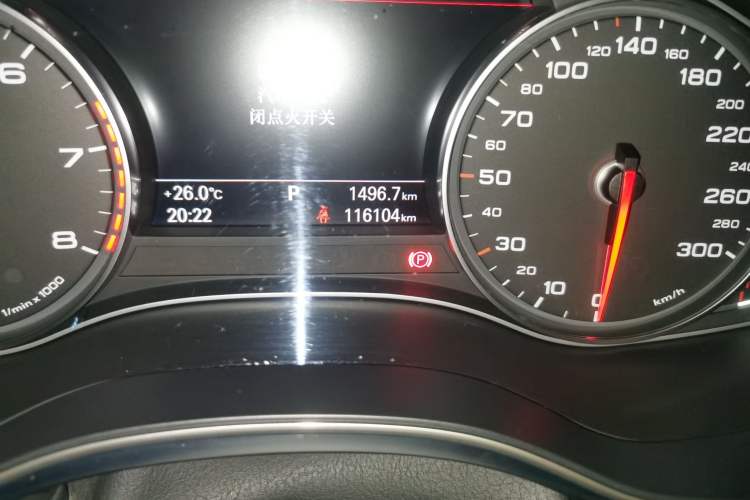Used Audi A6L 2018 30th Anniversary Edition TFSI Trendy Model Odometer Close Up
