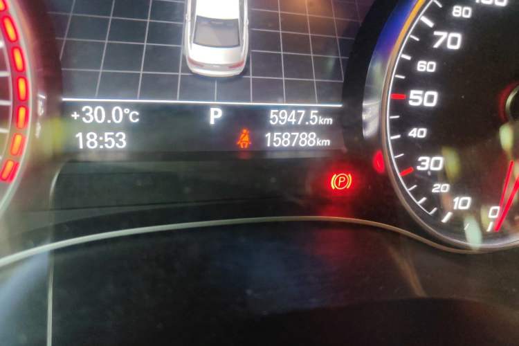 Used Audi A6L 2018 30th Anniversary Edition TFSI Trendy Model Odometer Close Up