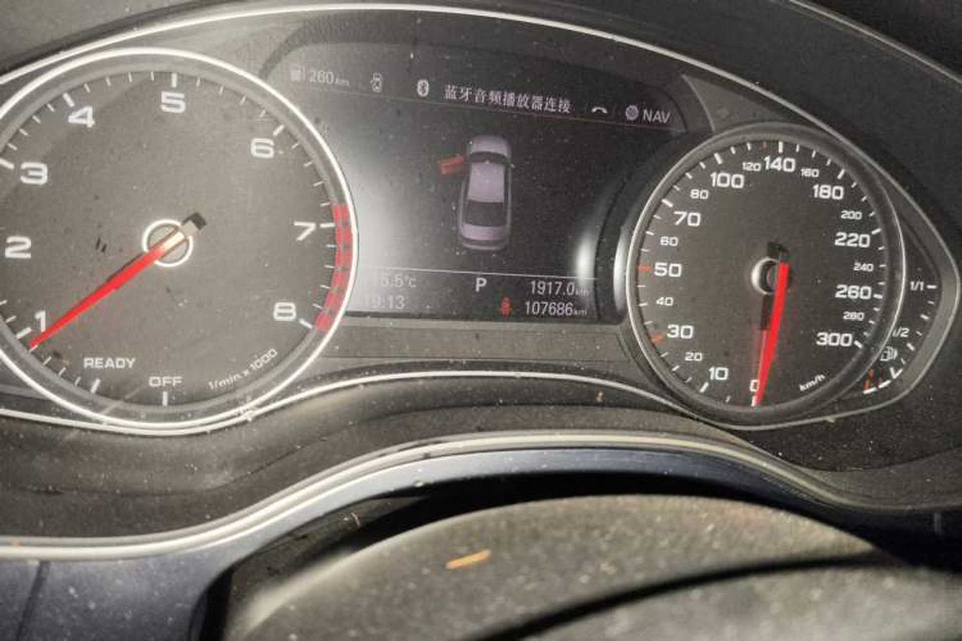 Used Audi A6L 2018 35 TFSI Collector's Edition Odometer Close Up