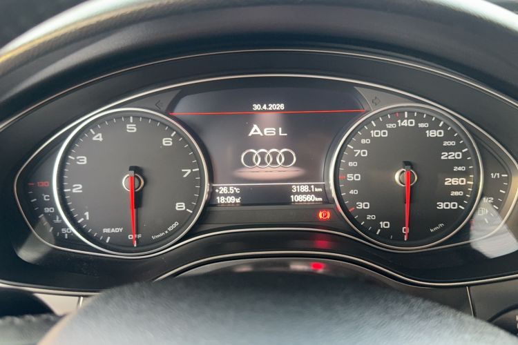 Used Audi A6L 2018 30th Anniversary Edition TFSI Trendy Model Odometer Close Up