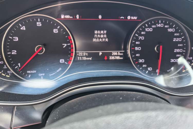 Used Audi A6L 2018 30th Anniversary Edition TFSI Trendy Model Odometer Close Up