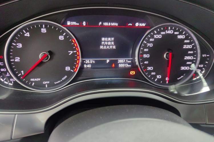 Used Audi A6L 2018 30th Anniversary Edition 45 TFSI quattro Sport model Odometer Close Up
