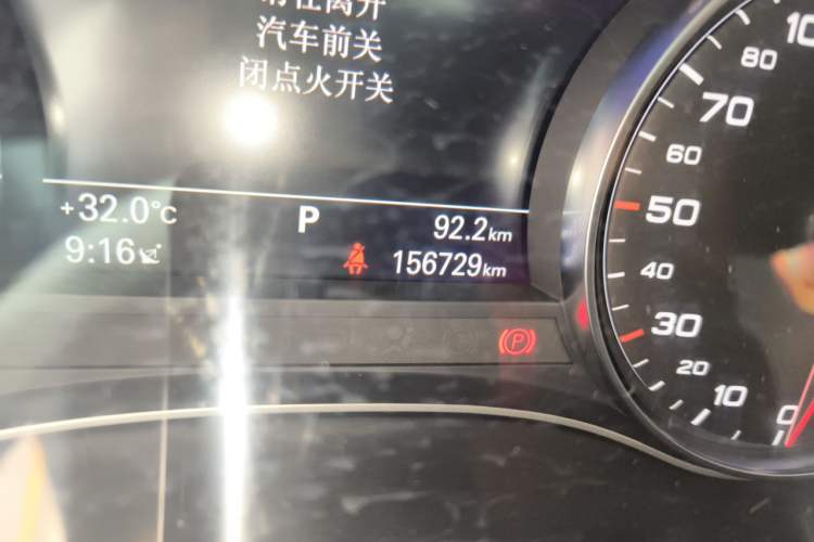 Used Audi A6L 2018 30th Anniversary Edition TFSI Trendy Model Odometer Close Up