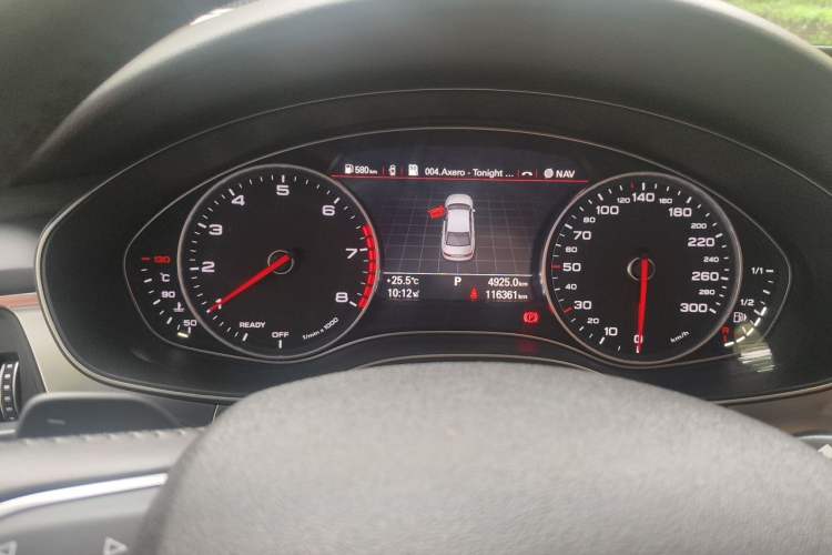 Used Audi A6L 2018 30th Anniversary Edition TFSI Trendy Model Odometer Close Up