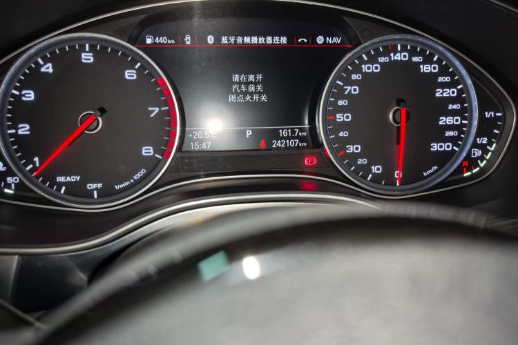 Used Audi A6L 2018 30th Anniversary Edition 45 TFSI quattro Sport model Odometer Close Up