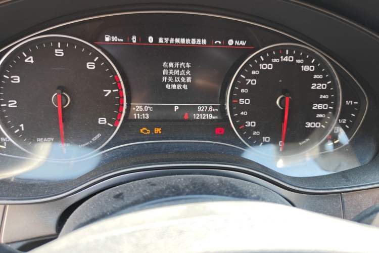 Used Audi A6L 2018 30th Anniversary Edition TFSI Trendy Model Odometer Close Up