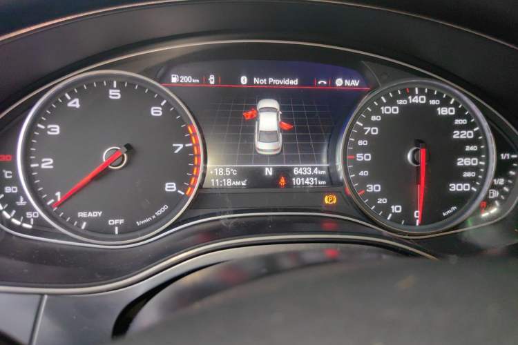 Used Audi A6L 2018 30th Anniversary Edition TFSI Trendy Model Odometer Close Up