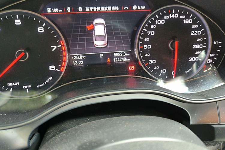 Used Audi A6L 2018 30th Anniversary Edition 35 TFSI Sport Edition Odometer Close Up