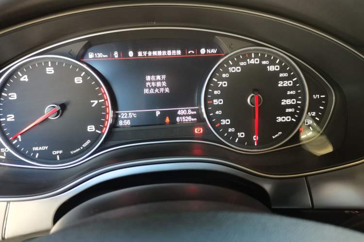 Used Audi A6L 2018 30th Anniversary Edition TFSI Trendy Model Odometer Close Up