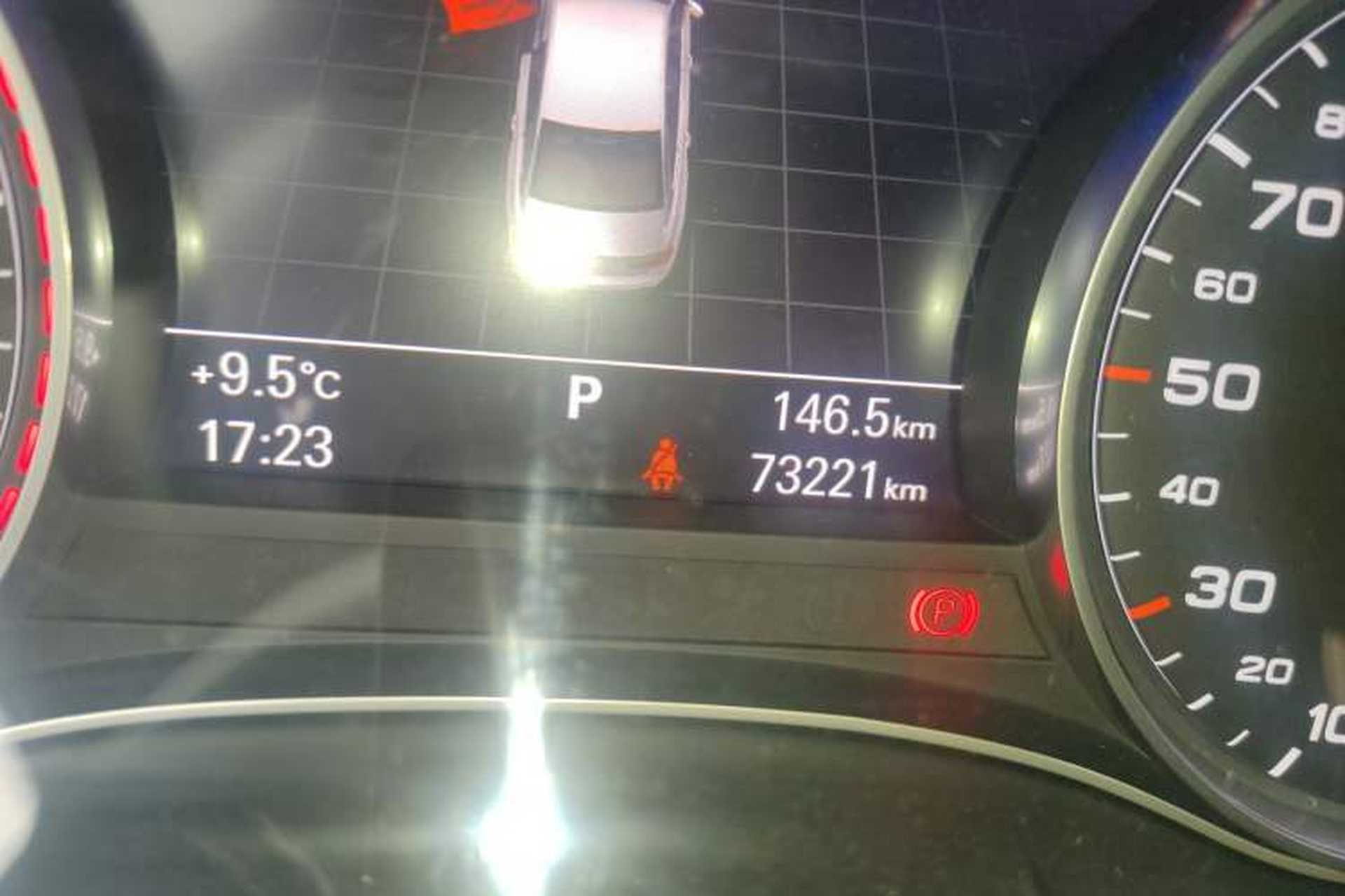 Used Audi A6L 2018 30th Anniversary Edition TFSI Trendy Model Odometer Close Up