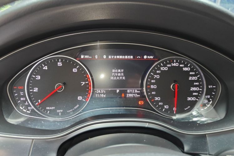 Used Audi A6L 2018 30th Anniversary Edition TFSI Trendy Model Odometer Close Up