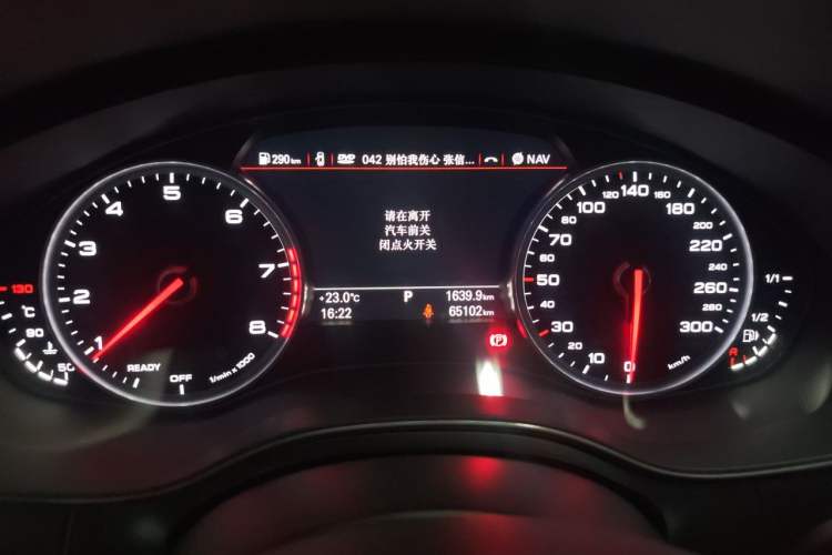 Used Audi A6L 2018 30th Anniversary Edition 35 TFSI Sport Edition Odometer Close Up