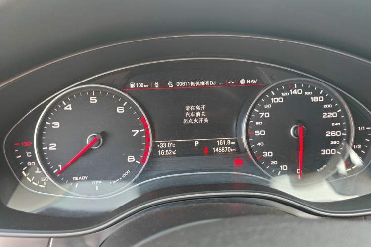 Used Audi A6L 2018 30th Anniversary Edition TFSI Trendy Model Odometer Close Up