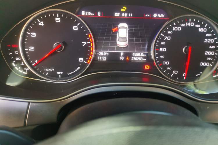 Used Audi A6L 2018 30th Anniversary Edition TFSI Trendy Model Odometer Close Up