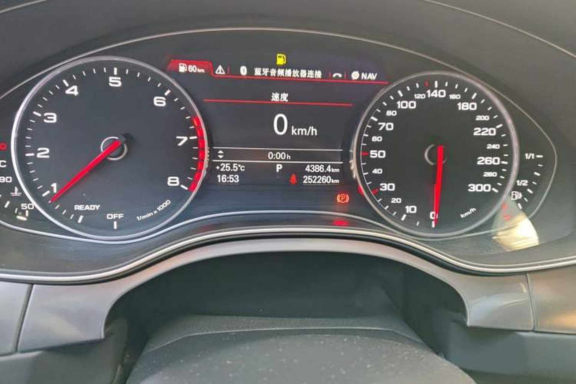 Used Audi A6L 2018 30th Anniversary Edition TFSI Trendy Model Odometer Close Up