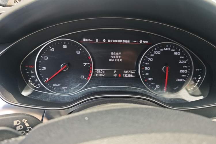Used Audi A6L 2018 30th Anniversary Edition TFSI Trendy Model Odometer Close Up