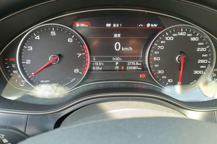 Used Audi A6L 2018 30th Anniversary Edition TFSI Trendy Model Odometer Close Up