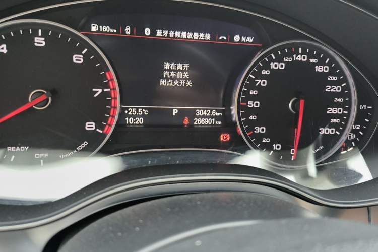 Used Audi A6L 2018 30th Anniversary Edition TFSI Trendy Model Odometer Close Up