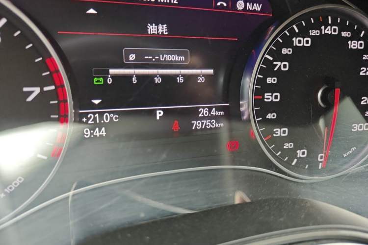 Used Audi A6L 2018 30th Anniversary Edition TFSI Trendy Model Odometer Close Up