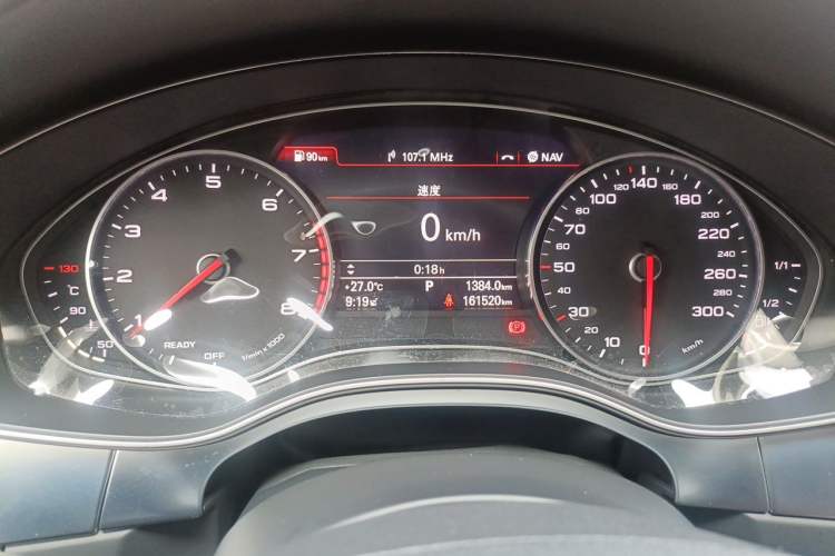 Used Audi A6L 2018 30th Anniversary Edition TFSI Trendy Model Odometer Close Up