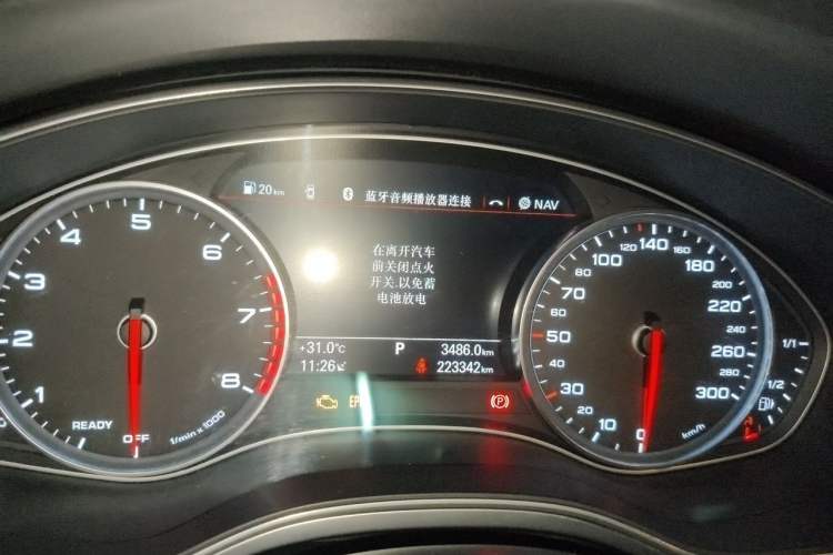 Used Audi A6L 2018 30th Anniversary Edition TFSI Trendy Model Odometer Close Up
