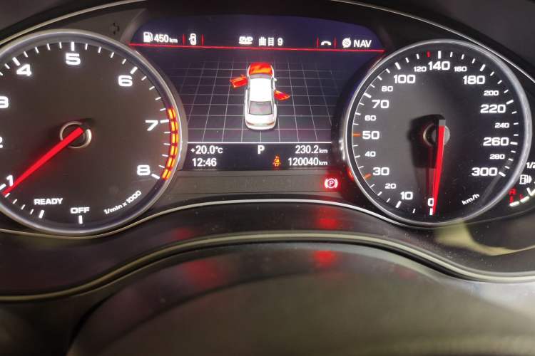 Used Audi A6L 2018 30th Anniversary Edition 35 TFSI Sport Edition Odometer Close Up