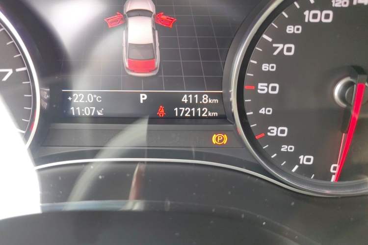 Used Audi A6L 2018 30th Anniversary Edition 45 TFSI quattro Sport model Odometer Close Up