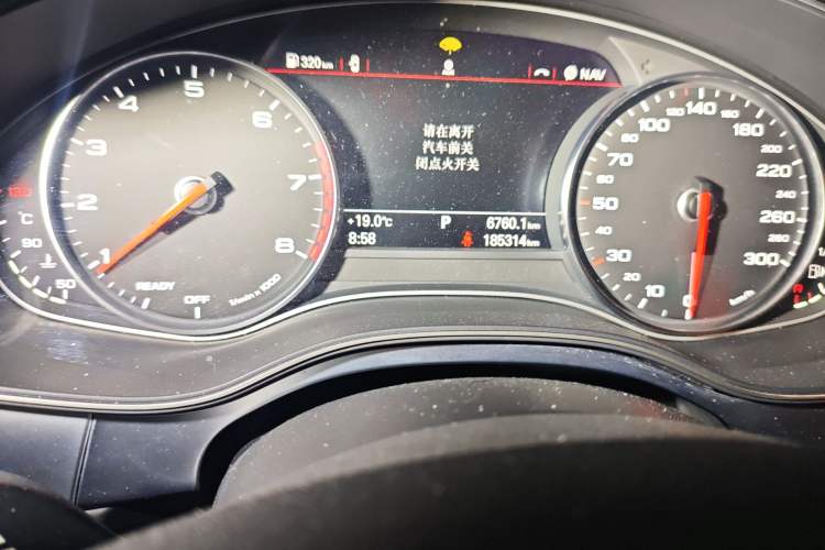 Used Audi A6L 2018 30th Anniversary Edition TFSI Trendy Model Odometer Close Up
