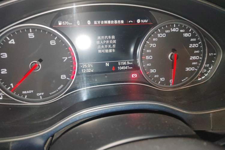 Used Audi A6L 2018 TFSI Collector's Edition Odometer Close Up