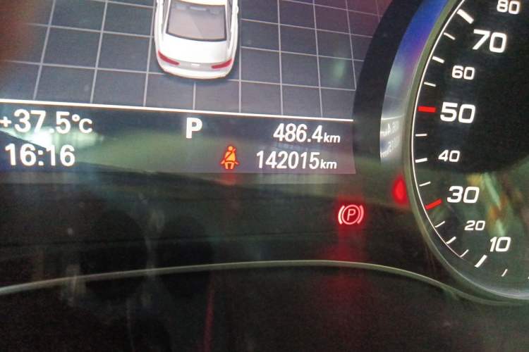 Used Audi A6L 2018 30th Anniversary Edition TFSI Trendy Model Odometer Close Up